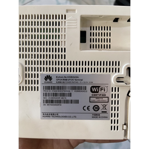 ONT HUAWEI HG8245A Antena Internal Plus Adaptor