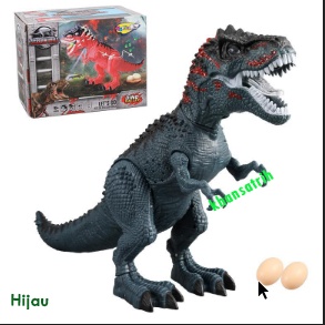 ADA, Mainan Dino Robot T-Rex Dino bisa jalan dan bertelur~