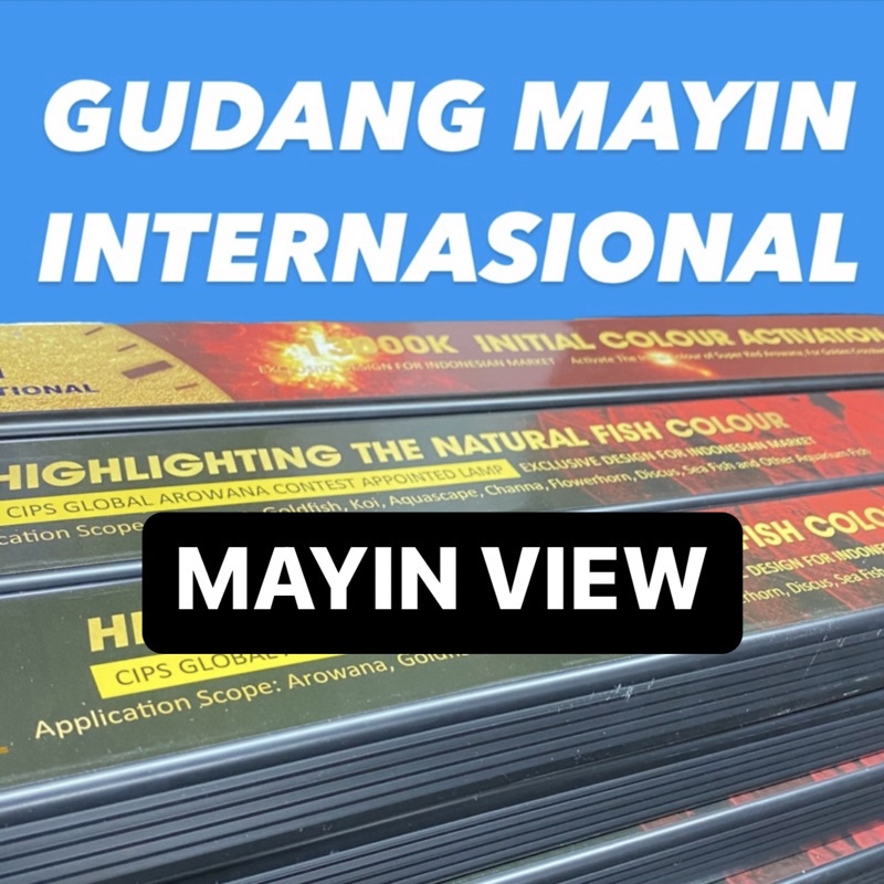 Original MAYIN LED View Lampu akuarium ikan arowana / arwana, lampu terbaik untuk akuarium / kolam, 