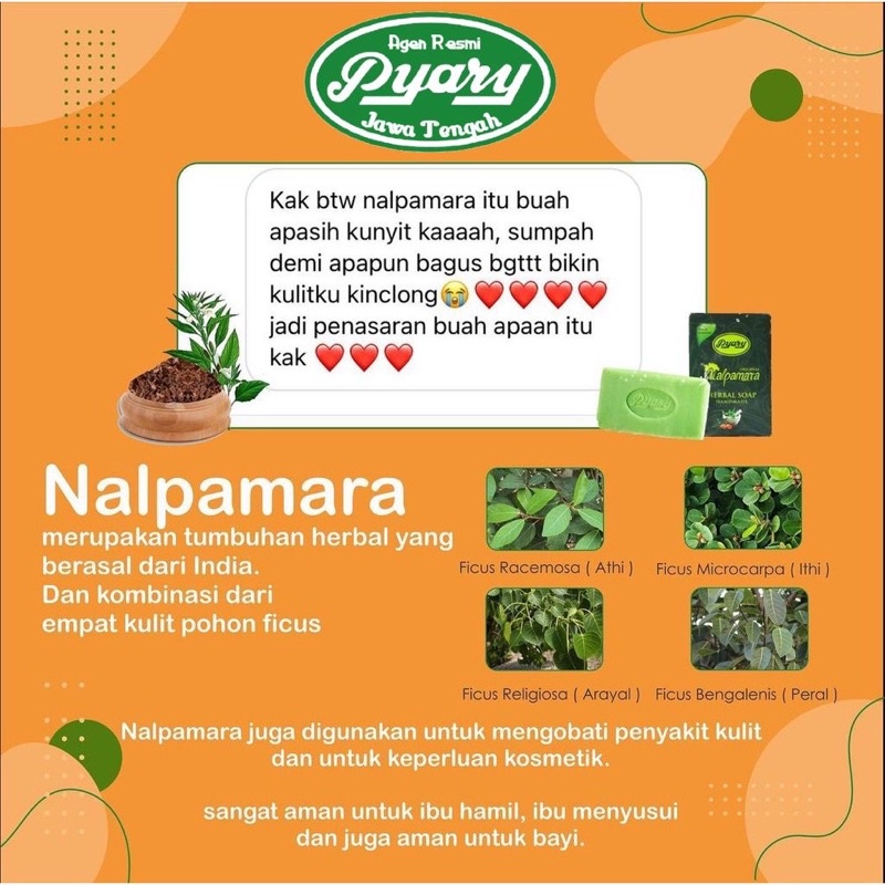 SIAP KIRIM‼️SABUN PYARY NALPAMARA BPOM Original Herbal Soap TUMERIC | Sabun Arab BPOM Resmi