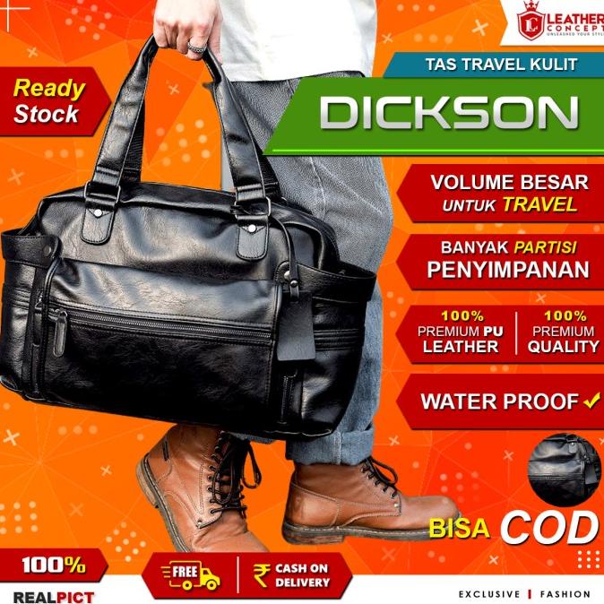 Tas Travel Kulit Tas Gym Kulit Travel Bag Kulit Tas Kulit DICKSON