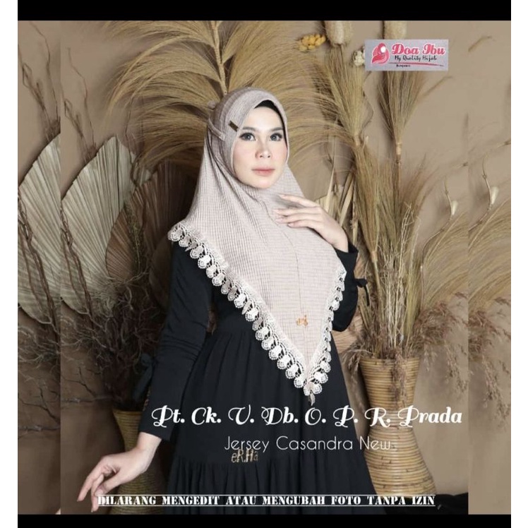 626 Jilbab Doa Ibu Plisket Pet tali Blink Ck Renda Prada V jersey casandra new/Hijab Doi ori by buny