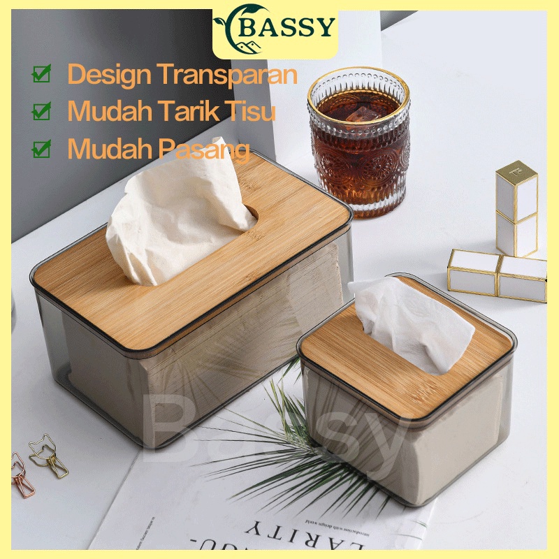 Jual BASSY Kotak Tissue Kayu Kotak Tisu Kamar Mandi Dapur Tempat Tisue ...