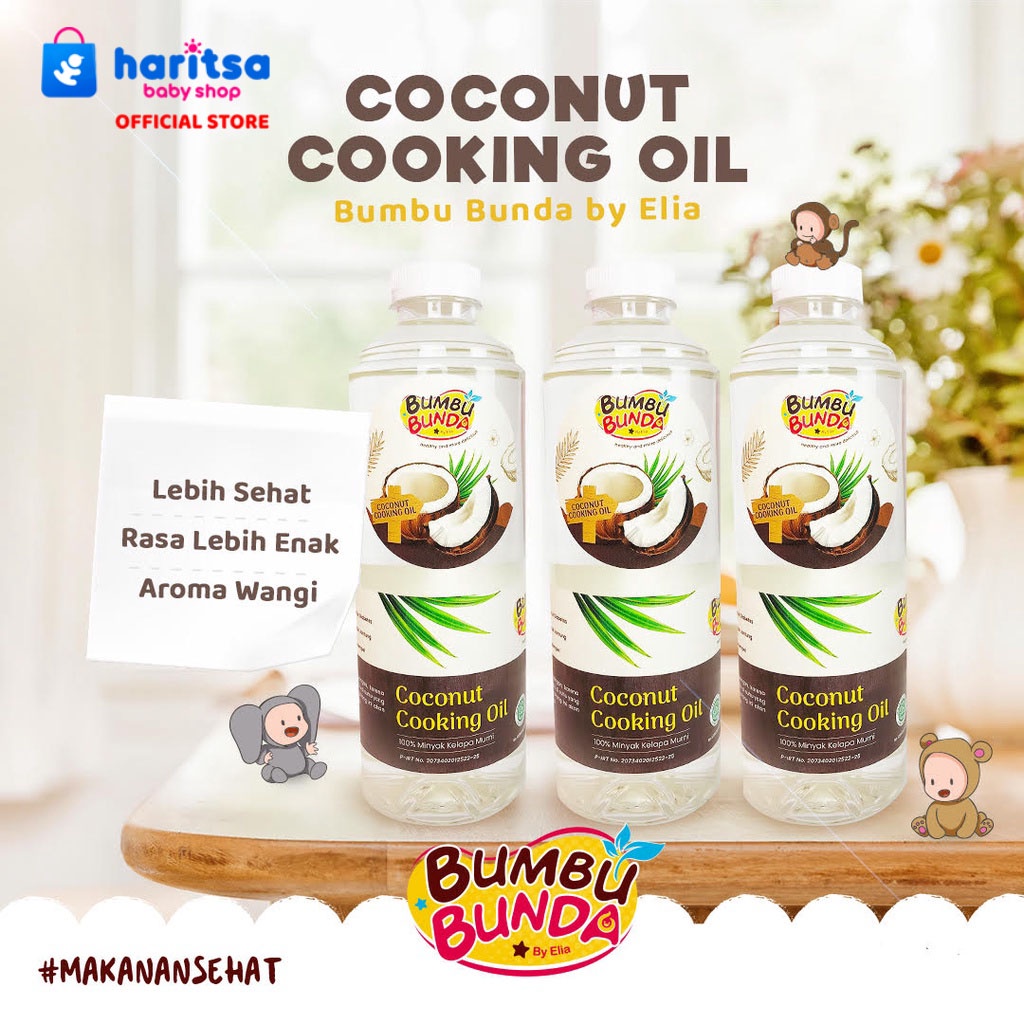 COCONUT COOKING OIL Bumbu Bunda Minyak Goreng Kelapa Murni MPASI Slow Cooker