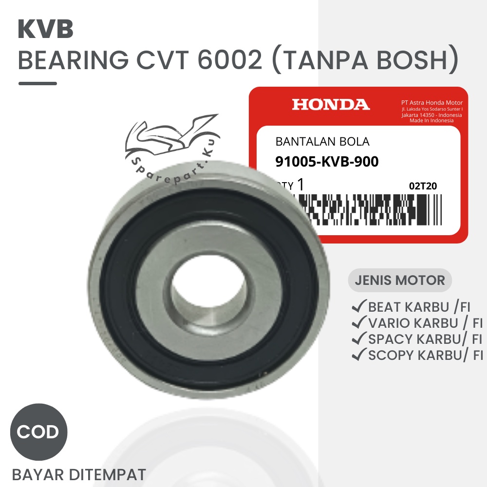 (GROSIR) AHM LAHER 6002 CVT HONDA BEAT VARIO SCOOPY SPACY FI LAMA BARU / BERING BAK CVT BEAT FI / LA