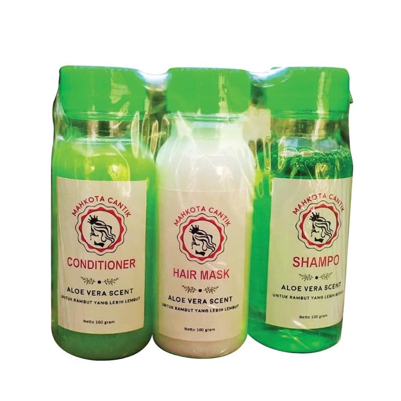 SYB Shampoo Mahkota Cantik 3in1 Aloevera Pelurus Rambut