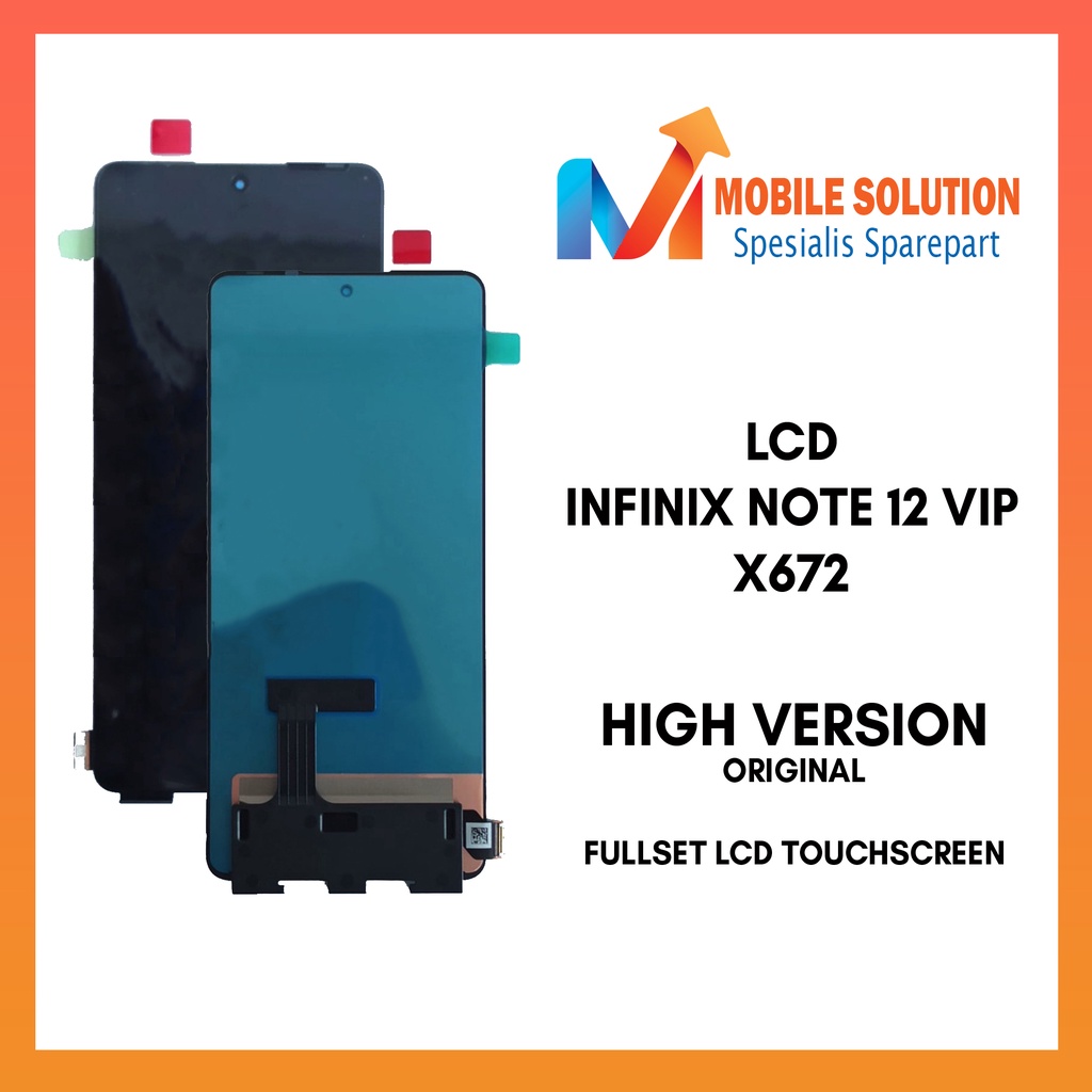 GROSIR LCD INFINIX NOTE 12 VIP - X672 ORIGINAL 100% FULLSET TOUCHSCREN GARANSI 1BULAN + PACKING / BUBLE