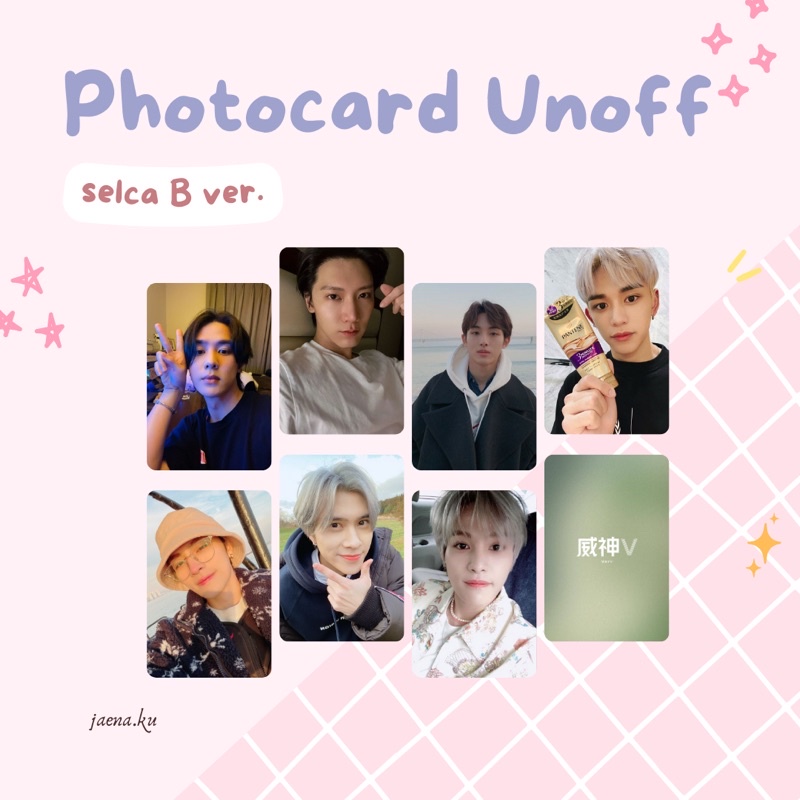 [WAYV] PHOTOCARD UNOFF SELCA #4 WAYV BOYFRIENDABLE