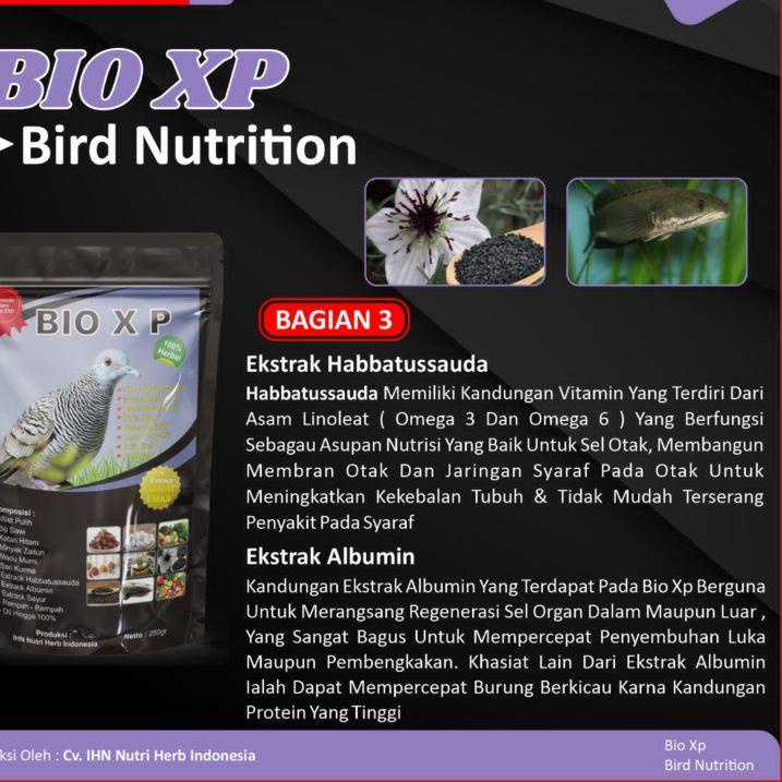 リ Bio Xp Pakan Burung Perkutut Bangkok / Perkutut Lokal / Perkutut Lomba ⍇