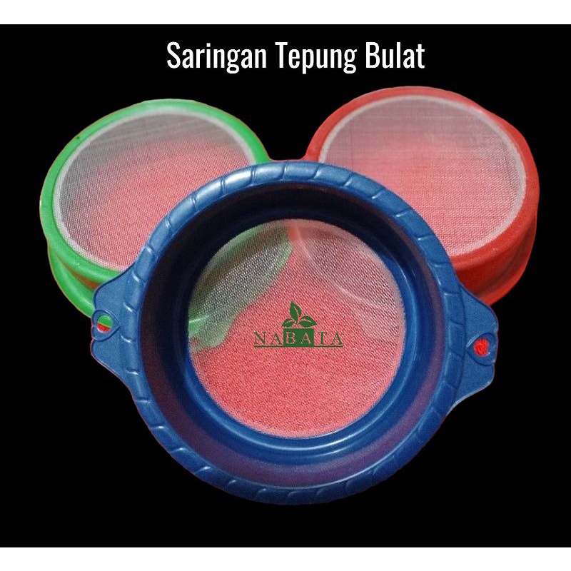 Saringan Tepung Plastik Bulat  / Saringan Bulat Plastik / Saringan Serbaguna
