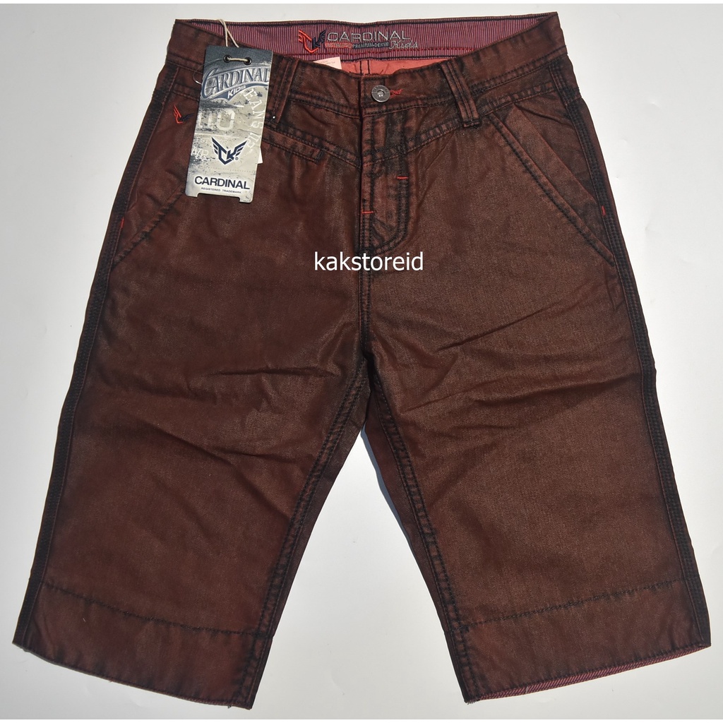 Celana Pendek Anak CARDINAL Marun CAC 08 ORIGINAL & REAL PICTURE
