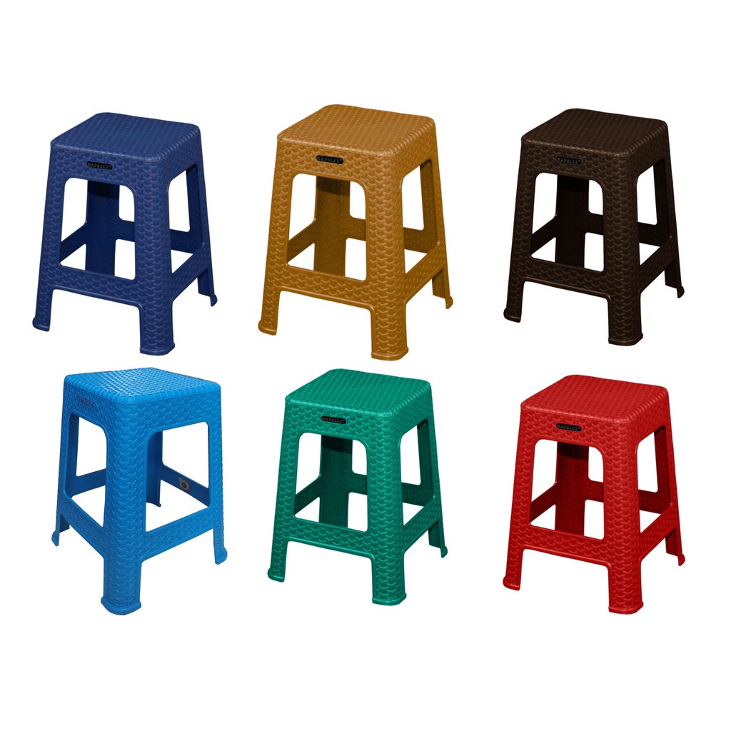 Kursi Bakso Anyaman Rotan Plastik Napolly 3R3 / 3Y3 kursi warung WARNA TULIS DI CATATAN / DIKIRIM RANDOM