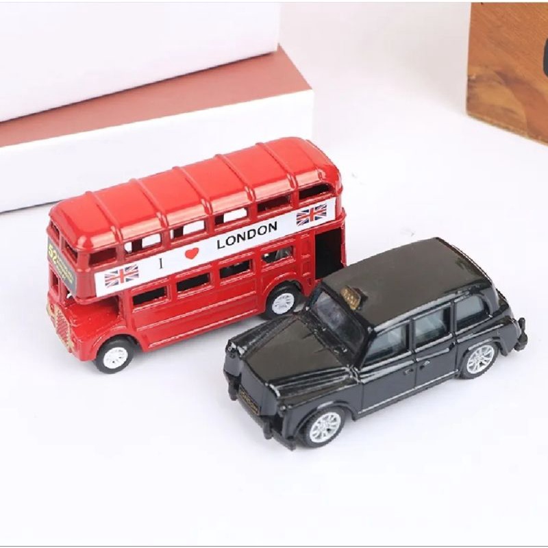 miniatur bus London souvenir miniatur bus england