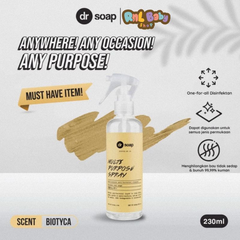 dr soap Multi-purpose Spray 230 ml - Pembersih Serbaguna
