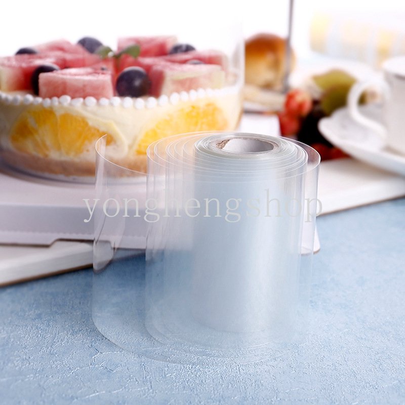 10 M Transparan Edge Wrap Mousse Cake Rim Dessert Mousse Keliling Film DIY Kerah Kue Pastry Decor Dapur Baking Tools