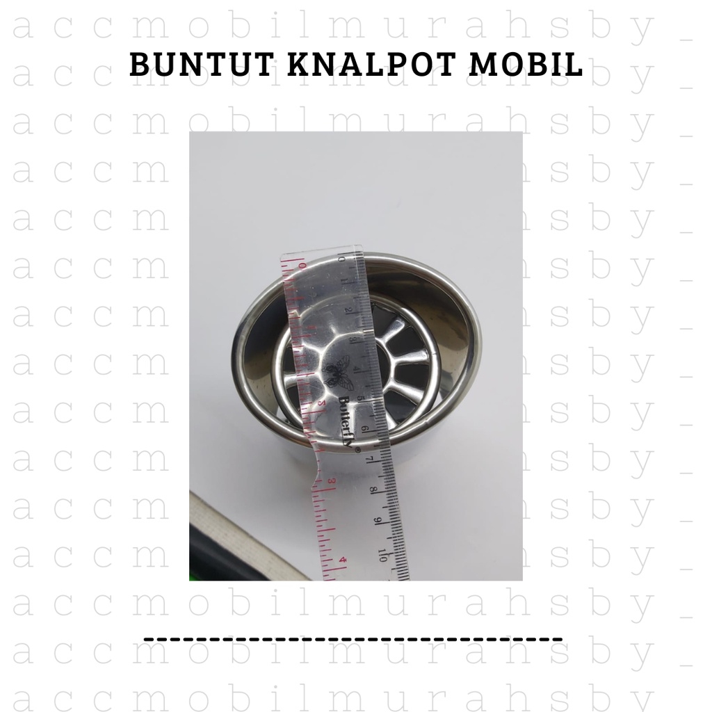 Buntut Knalpot Model Miring Muffler Cutter Buntut Cover Ujung Knalpot Calya Brio Xenia Avanza Veloz