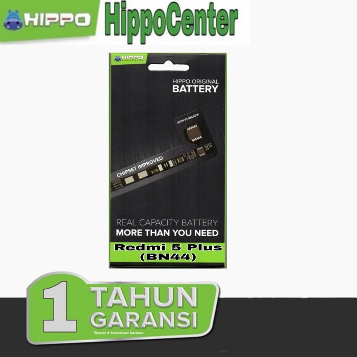 BATERAI HIPPO XIAOMI XIAO MI REDMI 5 PLUS ( BN44 ) 4000MAH