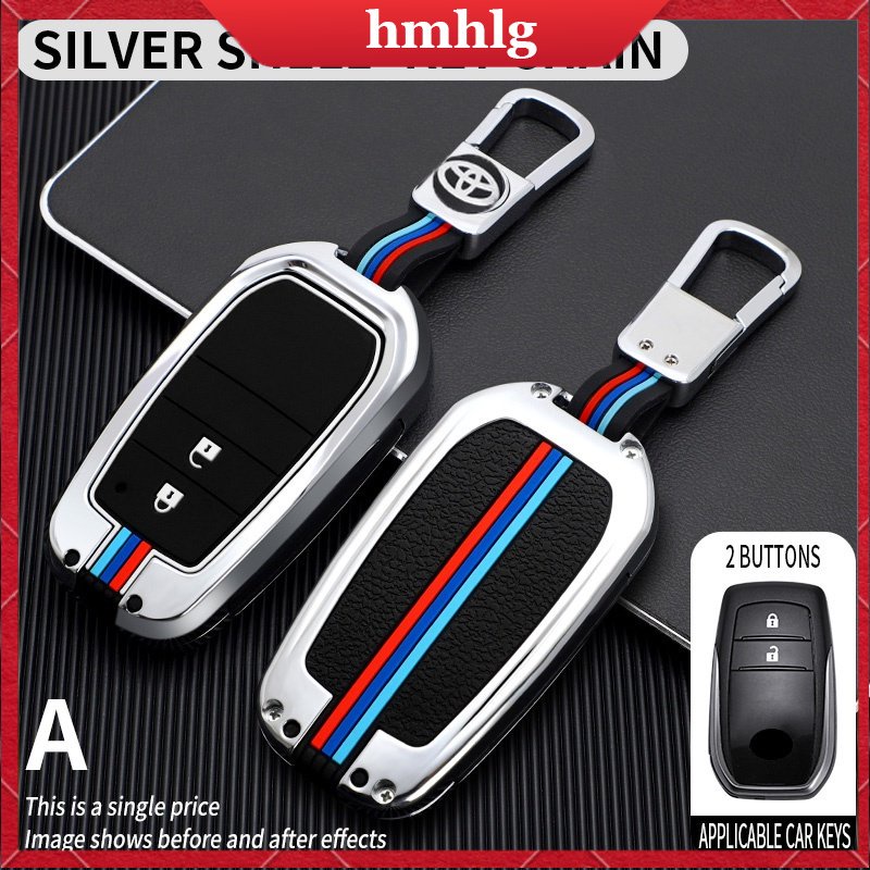 Case Kunci Mobil Bahan Zinc Alloy Silikon Untuk Toyota Innova Venturer Smart Keyless