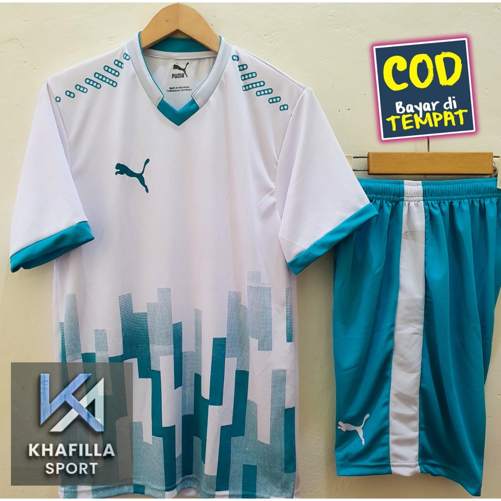 SETELAN BAJU JERSEY FUTSAL KAOS SEPAK BOLA DEWASA BADMINTON