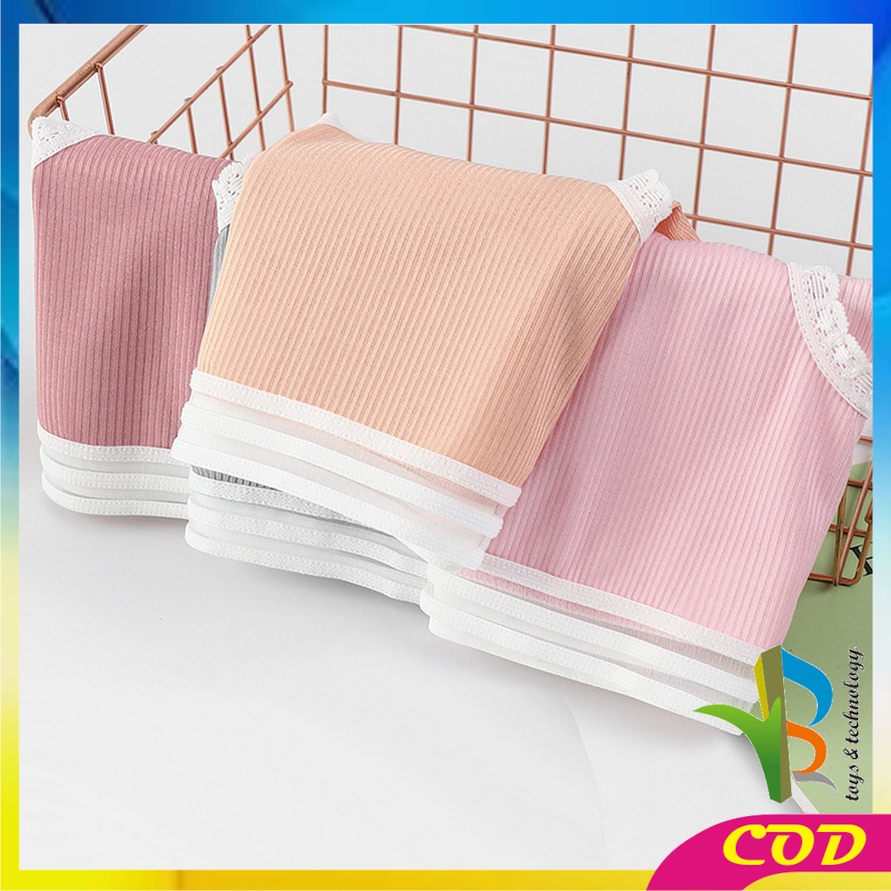 RB-P127 Celana Dalam Wanita Renda Motif Garis Polos CD Wanita Anti Nyeplak CD Warna Warni Polos Impor