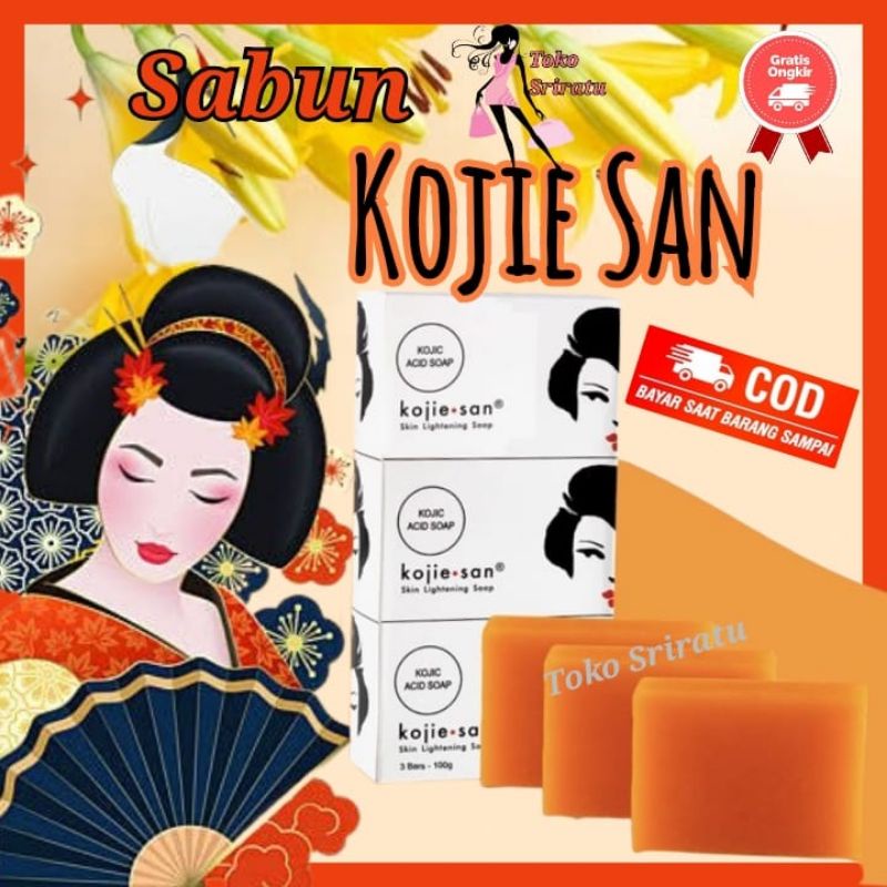 Kojic Acid Soap / Sabun Kojie San Original / Sabun Kojic Ori