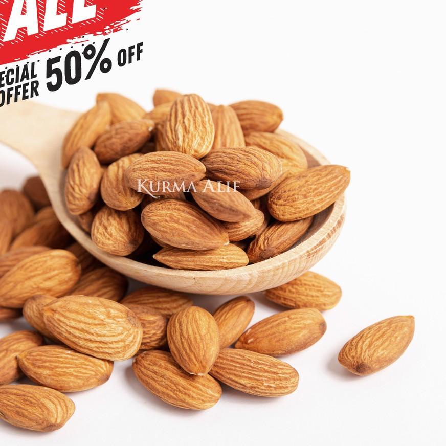 

limited STOCK!Roasted Almond Kupas 1 Kg | Kacang Almond Kupas Panggang Original|KD8