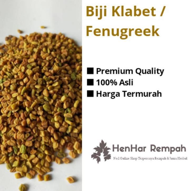 

[PRODUK ZW0VA] [1 Kg] Fenugreek / Biji Klabet / Methi Seeds / Halba / Hulbah SYP
