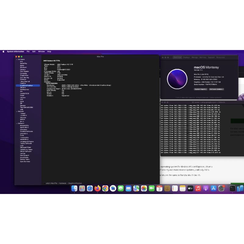 SIAP PAKAI Motherboard X79 + E5-2670 V2 /RAM16GB/NVME 256GB/GIGABYTE HD 7770 OC