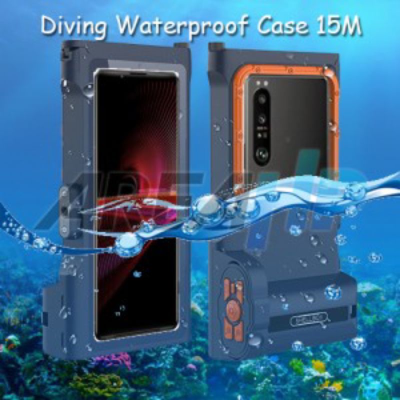 Shellbox Gen 3 Diving Waterproof Case Casing Cover 15M Sony Xperia 1,5,10 III