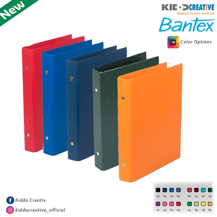 

BANTEX MULTIRING BINDER A5 / 20 RING O - 25MM