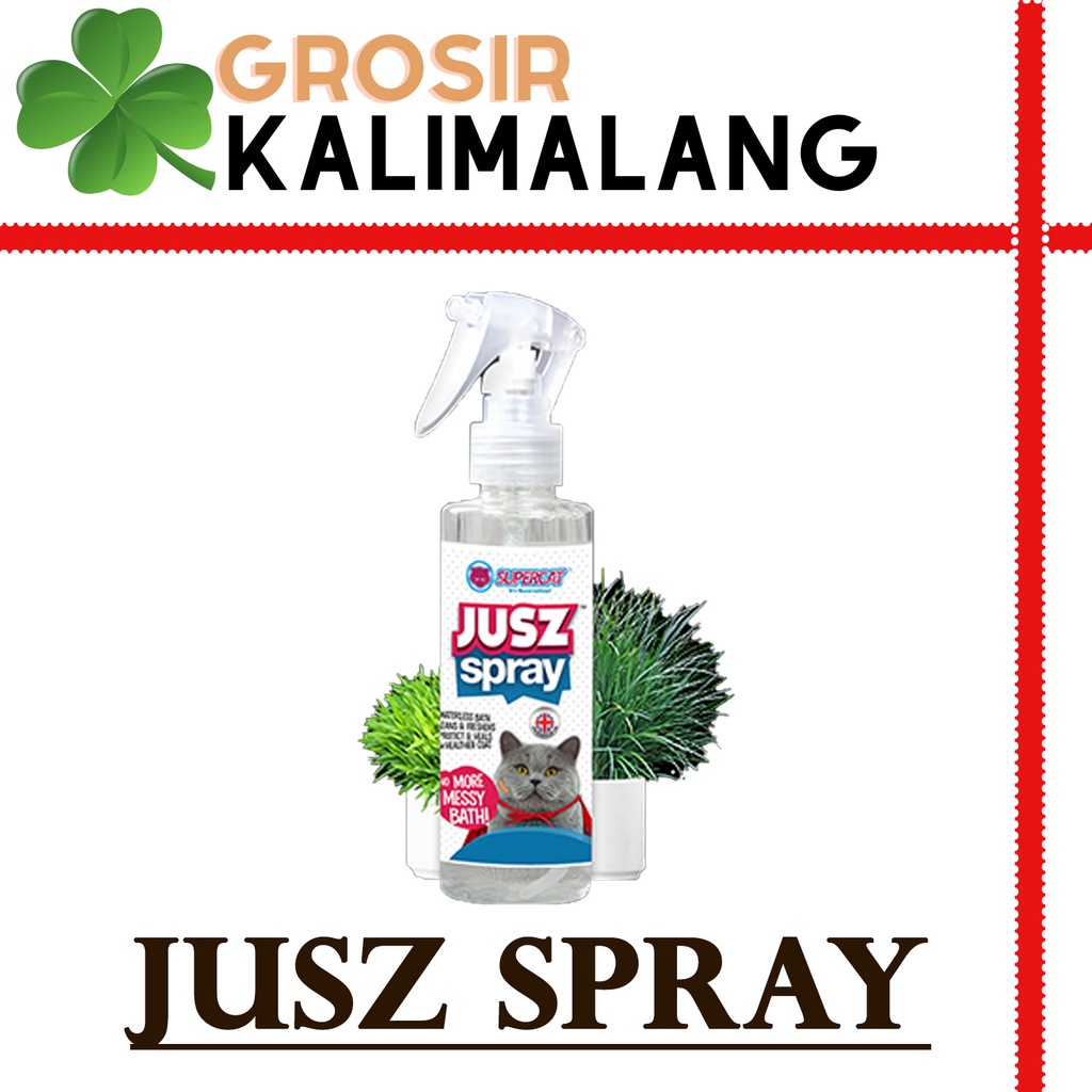 JUSZ SPRAY 150ml Obat Jamur/Kutu Kucing &amp; Anjing