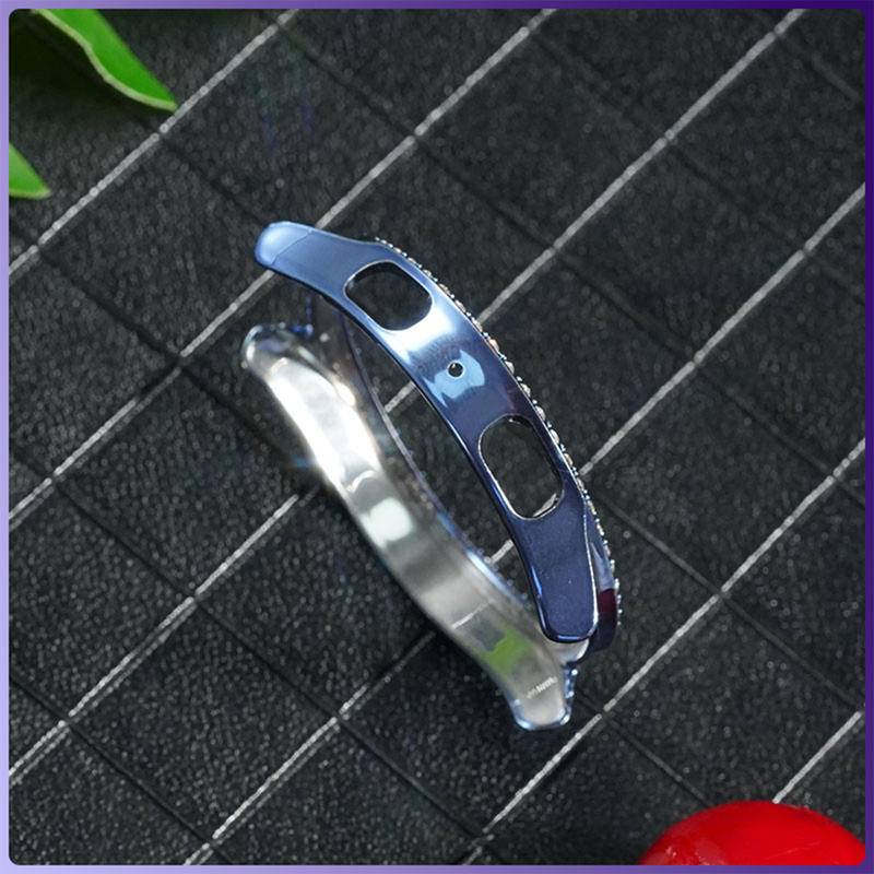 Bumper Diamond Mewah Untuk Samsung Galaxy Watch5 40mm 44mm Pelindung Case Transparan Pelindung Full Cover