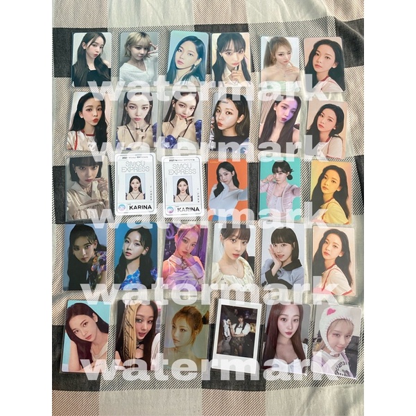 photocard pc album md karina giselle winter ningning sg22 hologram holo savage next level black mamb