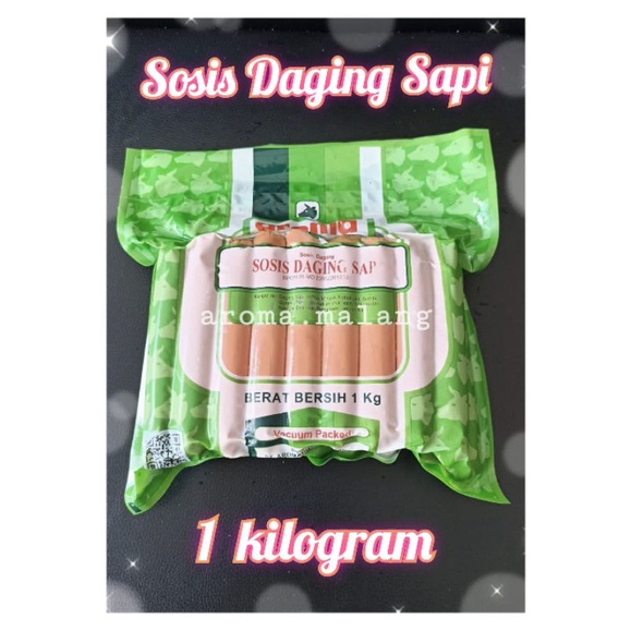

Sosis Daging Sapi AROMA 1 Kg / 250 g