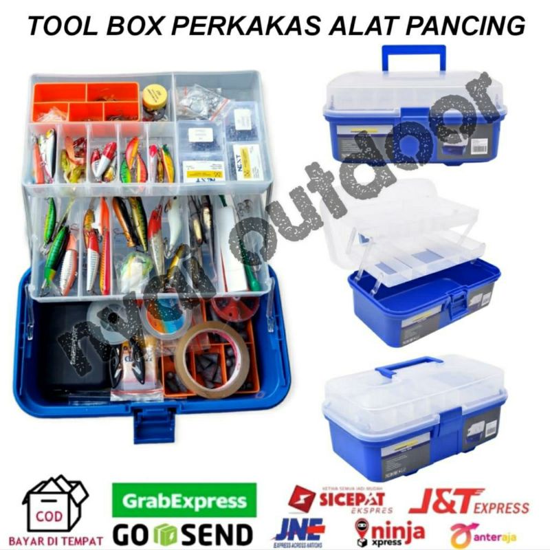 tool box perkakas alat pancing box kotak pancing