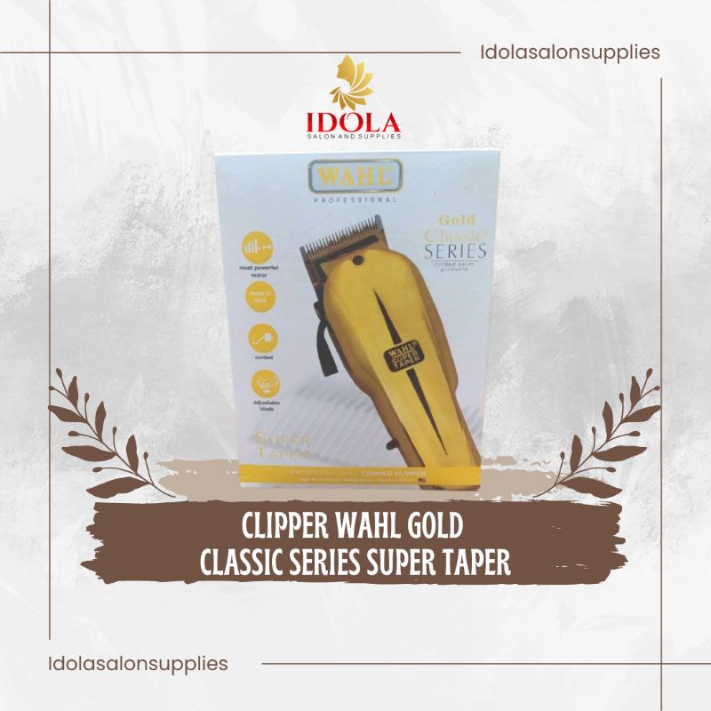 ORIGINAL Clipper Wahl Super Taper - Wahl Gold Classic Series