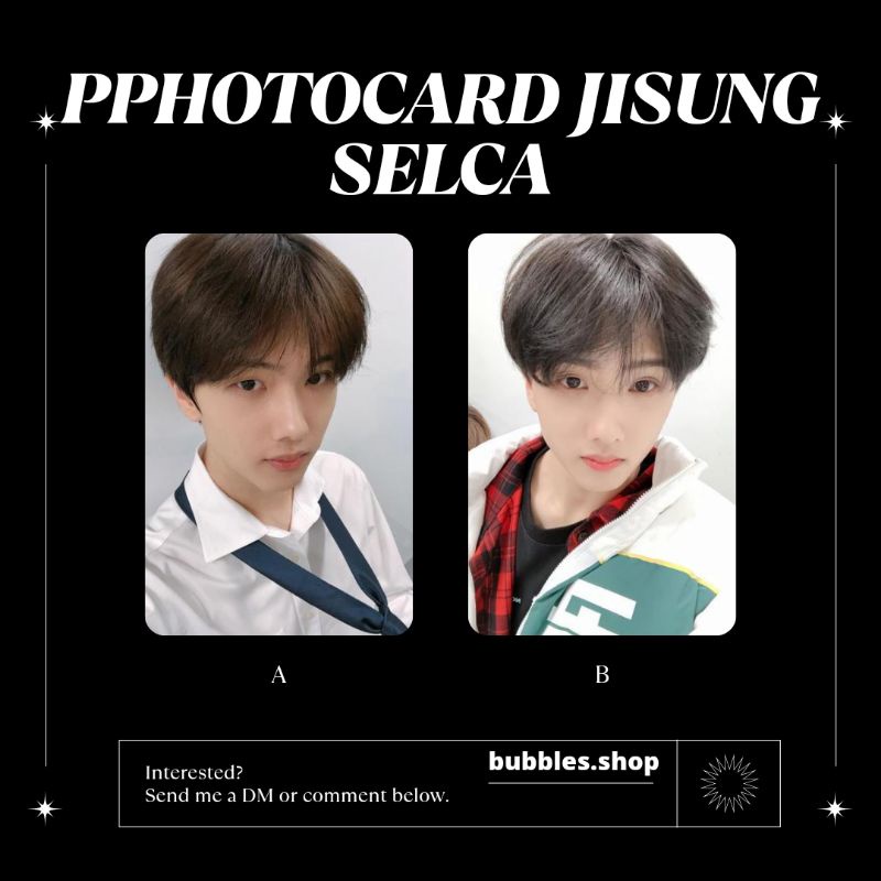 PHOTOCARD UNOFFICIAL JISUNG NCT SELCA