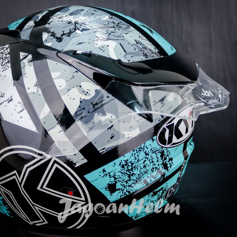 SPOILER Helm KYT R10 | CLEAR  &amp; SMOKE |  AKRILIK