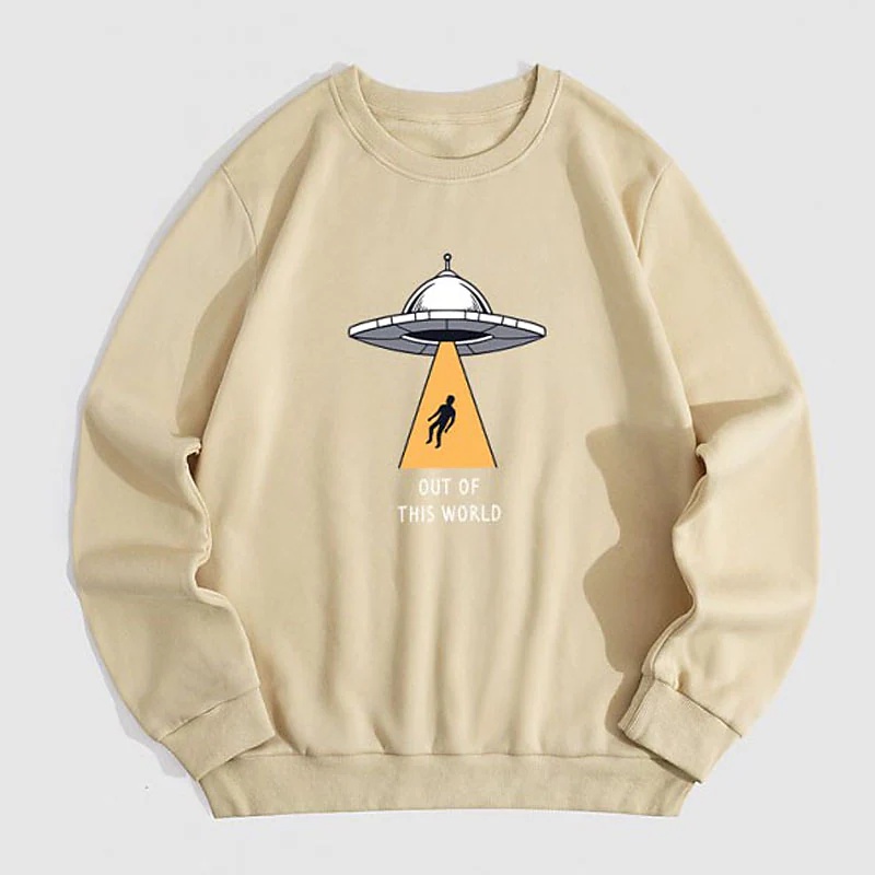 OUT OF THIS WORLD Sweatshirt Basic II Sweater Crewneck Print DTF II Sz M - XL Anak &amp; Dewasa ( Pria &amp; Wanita )