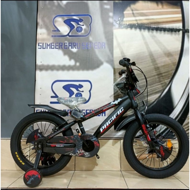 SEPEDA ANAK BMX PACIFIC BATMAN 12,16 DAN 18 INCH BAN 3.0 Sepeda anak laki laki bmx pacific batman 16