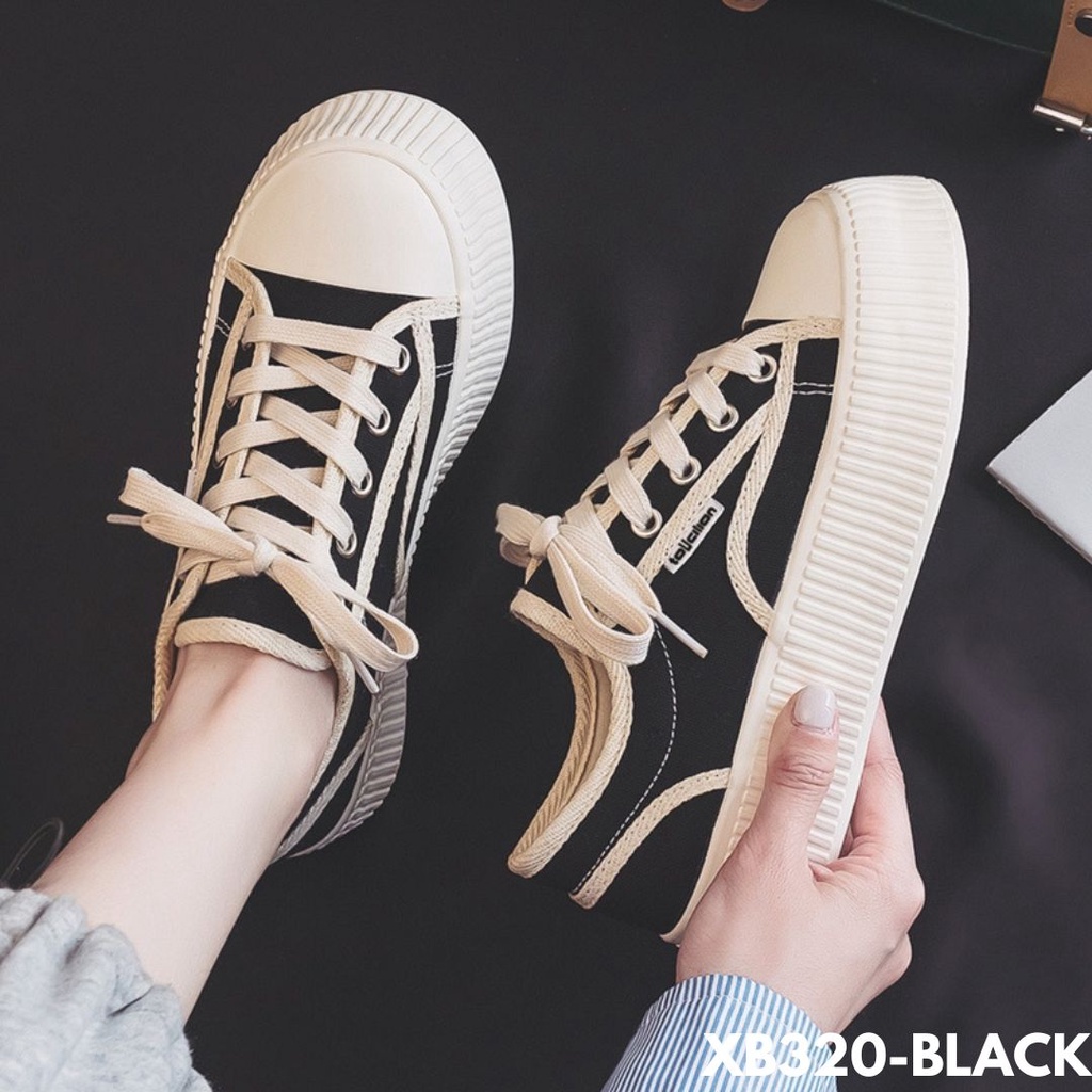 SEPATU SNEAKERS WANITA KECE BANGET LANGSUNG SPEK SELEB IMPORT BAHAN CANVAS B320