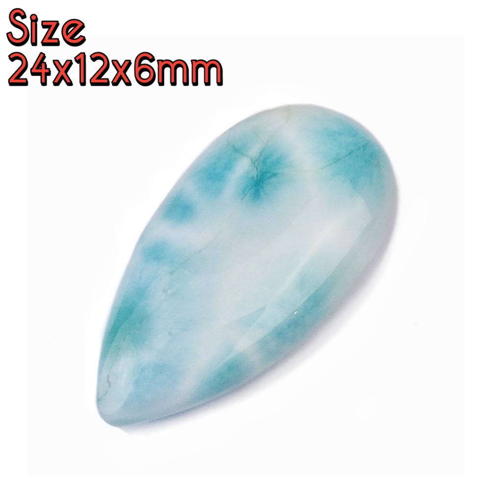 Natural Batu Permata Larimar Blue Sky Original Dijamin