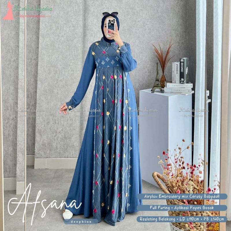 BAJU AFSANA DRESS BY YUSHA ILYASA