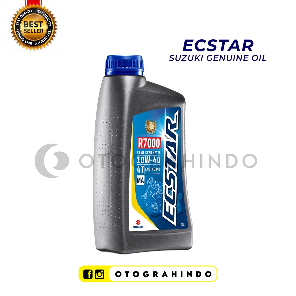 Oli Motor SGO Suzuki Ecstar R7000 SAE 10W-40 4T 1,3LITER DAN 0,8 LITER OLI MOTOR SEMI SINTETIS