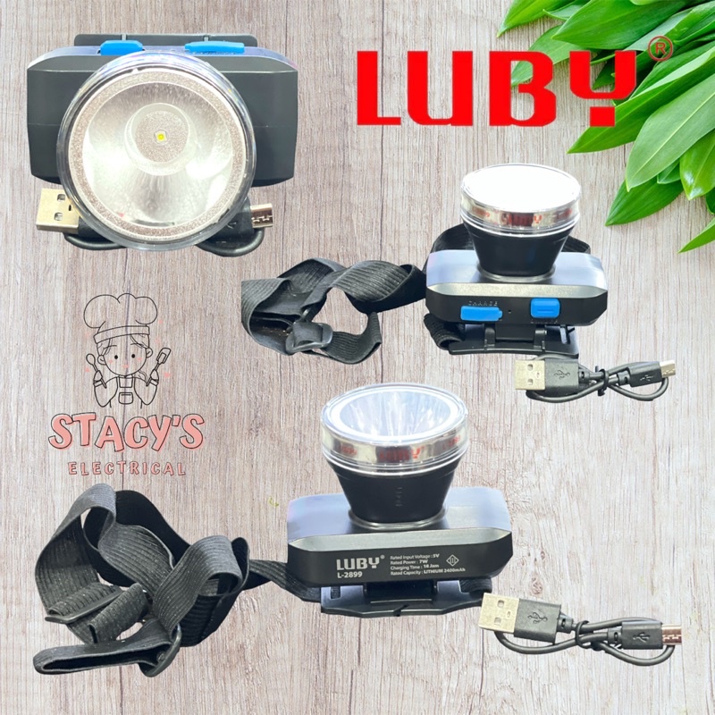 SENTER KEPALA LUBY PUTIH (L-2899)