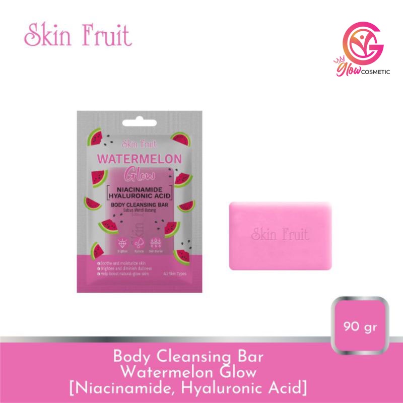 SKIN FRUIT WATERMELON GLOW BODY CLEANSING BAR