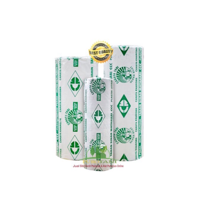 Plastik Mulsa Hitam Perak 1KG Roll Plastik 60 CM 120CM