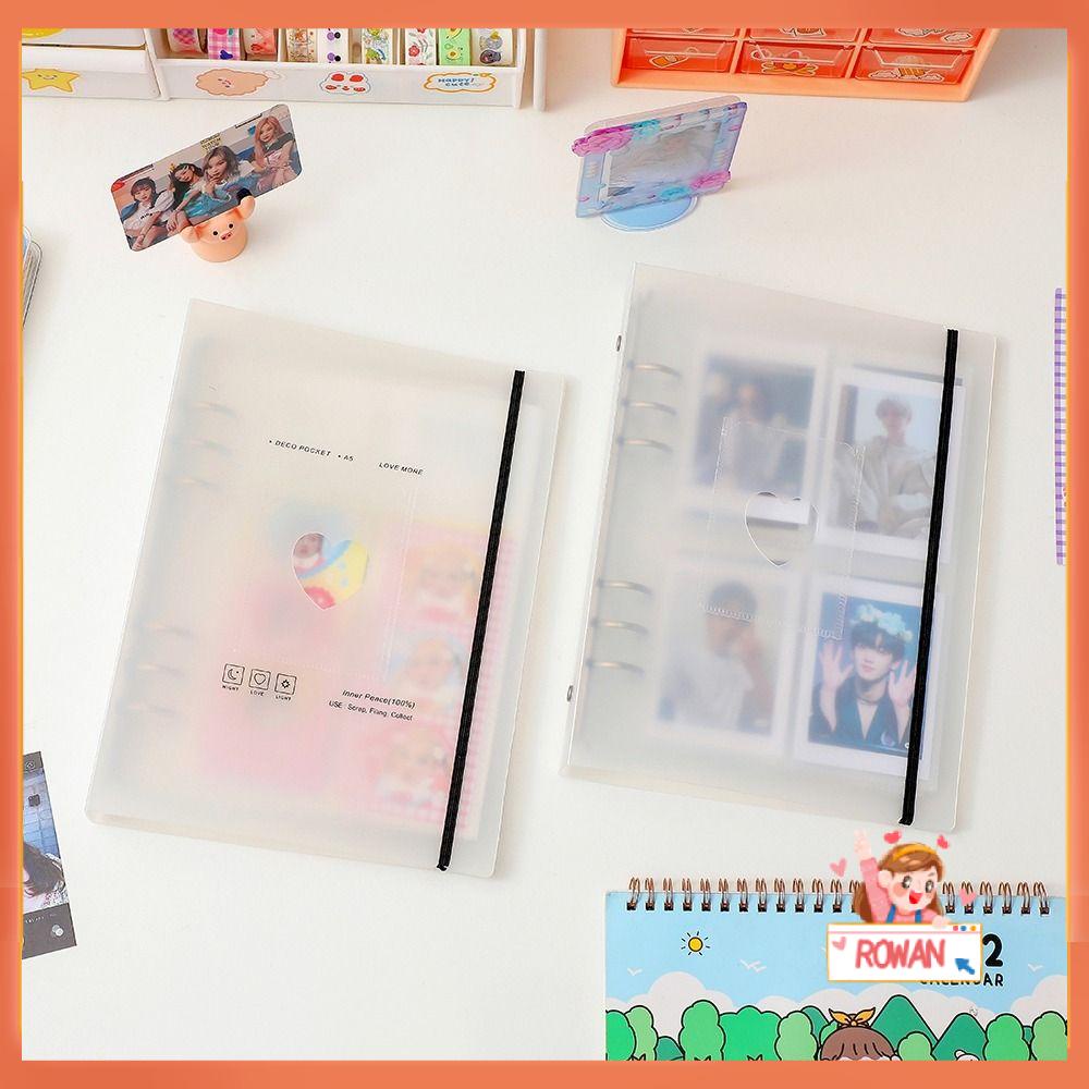 R-flower Photocard Binder A5 Scrapbook Folder Foto Album Berongga