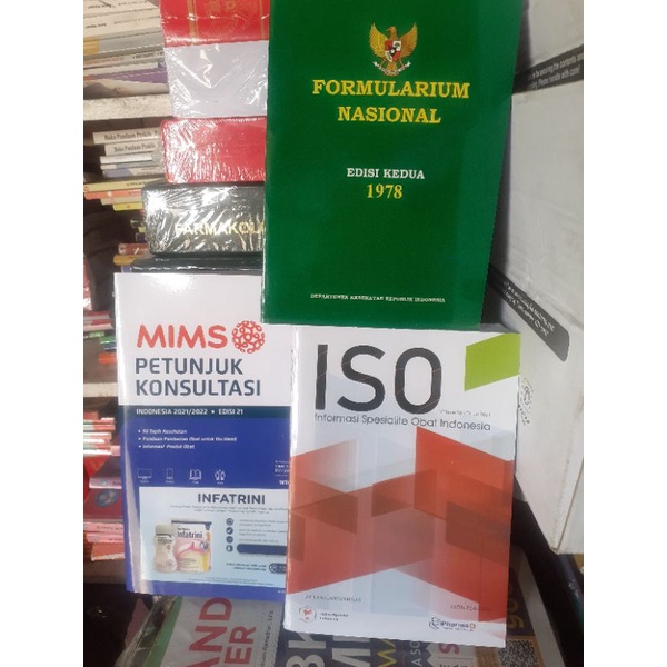 Jual Buku Paket Farmasi Mims Edisi Iso Volume Tahun Fornas Formularium