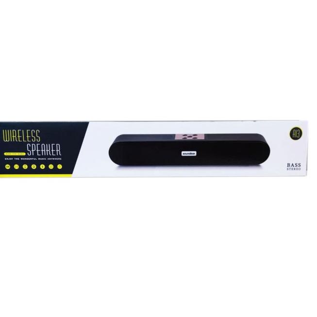 Ready Soundbar A13 / A12 Speaker Bluetooth Wireless Super Bass Support Jack 3.5mm Micro SD Radio USB
